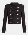 Giorgio Armani Double-breasted Short Jacket