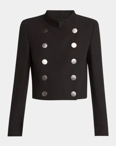 GIORGIO ARMANI DOUBLE-BREASTED SHORT JACKET