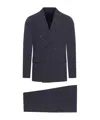 Giorgio Armani Royal Line Double-breasted Suit In Black