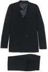 Giorgio Armani Double-breasted Suit In Blue