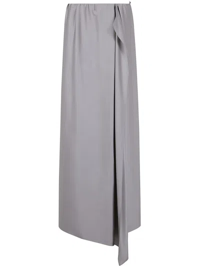 GIORGIO ARMANI GIORGIO ARMANI DOUBLE SATIN SILK SKIRT CLOTHING
