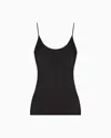 Giorgio Armani Double-sided Silk-satin Top In Black