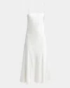 Giorgio Armani Double Silk Satin Spaghetti-strap Maxi Dress