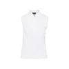 Giorgio Armani Draped Silk Shirt With High Collar In White