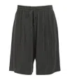 Giorgio Armani Drawstring Bermuda Shorts In Green