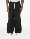 Giorgio Armani Drawstring-waist Flat-front Trousers