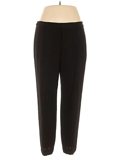 Pre-owned Giorgio Armani Dress Pants In Black