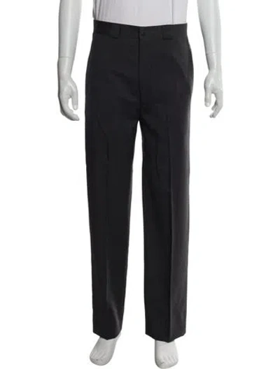 Pre-owned Giorgio Armani Dress Pants In Gray