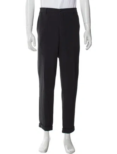 Pre-owned Giorgio Armani Dress Pants In Gray
