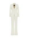 Giorgio Armani Official Store Crepe Tuxedo Pure Silk Jacket In Brilliant White
