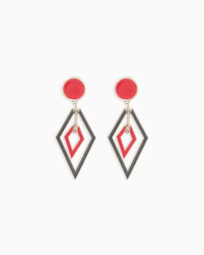 Giorgio Armani Earrings In Red