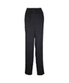 Giorgio Armani Elastic Waist Casual Pants In Black