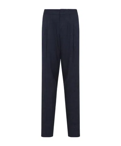 Giorgio Armani Elastic Waist Casual Pants In Black