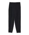 Giorgio Armani Elastic Waist Casual Pants In Black