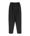 Giorgio Armani Virgin Wool Straight Pants In Black