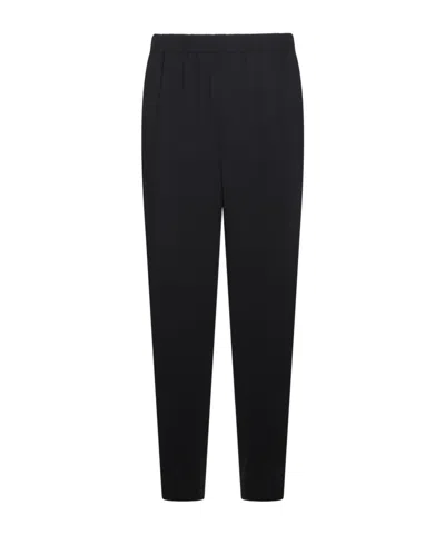 Giorgio Armani Elastic Waist Casual Pants In Black