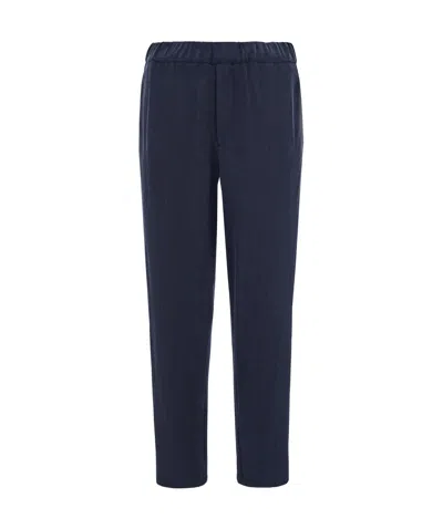 Giorgio Armani Elastic Waist Casual Pants In Black