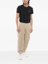 Giorgio Armani Elastic-waist Drawstring Sweatpants In Brown