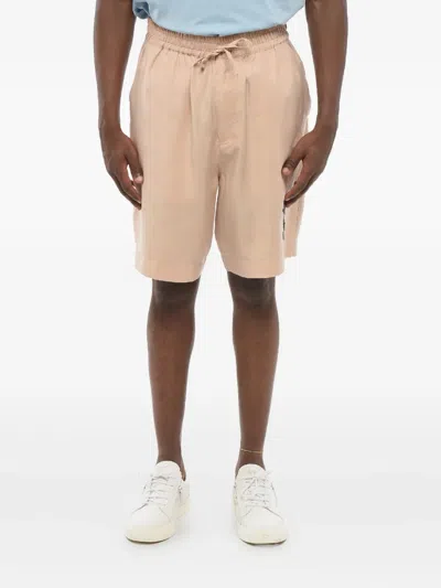 Giorgio Armani Elastic-waist Shorts In Neutral