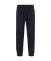 Giorgio Armani Cupro And Viscose Jacquard One-dart Trousers In Black