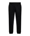 Giorgio Armani Elastic Waist Track Pants In Black