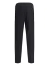 Giorgio Armani Elastic-waist Trousers In Black