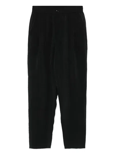 GIORGIO ARMANI ELASTIC-WAISTBAND TROUSERS