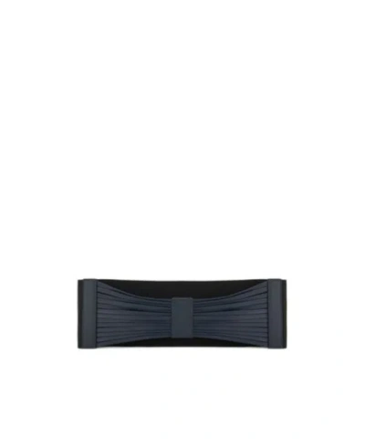 Giorgio Armani Elasticated Wide Belt In Black