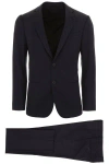 GIORGIO ARMANI ELEVATE YOUR LOOK WITH THIS CHARCOAL GREY TWO-PIECE SUIT FOR MEN