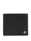 Giorgio Armani Wavy-embossed Bi-fold Wallet