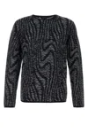 Giorgio Armani Embroidered Jacquard Sweater