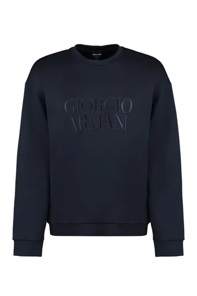 Giorgio Armani Sweatshirt Clothing In Black
