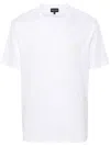 Giorgio Armani Monogram Viscose T-shirt In 白色