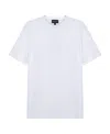 Giorgio Armani Embroidered Logo T-shirt In White