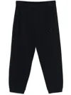 Giorgio Armani Embroidered-logo Track Pants In 蓝色