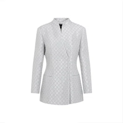 Giorgio Armani Embroidered Polyester Blend Blazer