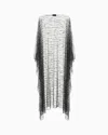Giorgio Armani Embroidered Tulle Cape