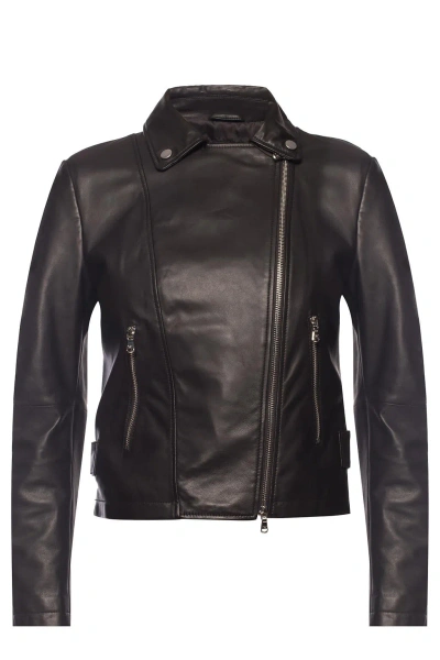 Giorgio Armani Emporio Armani Biker Jacket  In Black