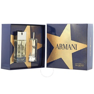 Giorgio Armani Emporio Armani Men's Diamonds Gift Set Fragrances 3614272842052 In White