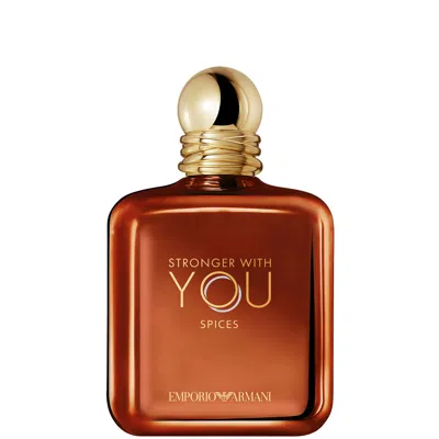 Giorgio Armani Emporio Armani Stronger With You Spices Eau De Parfum 100ml In Transparent