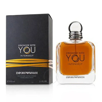 Giorgio Armani Emporio Stronger With You Intensely /  Edp Spray 3.4 oz (100 Ml) (m) In Amber