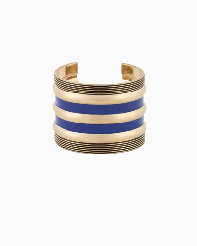 Giorgio Armani Enamelled Metal Bangle In Gold