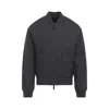 Giorgio Armani Mens Excalibur Herringbone Relaxed-fit Cashmere Jacket In Gray