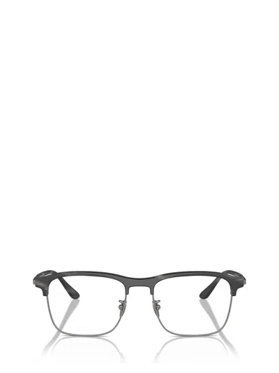 Giorgio Armani Eyeglasses In Matte Green Horn