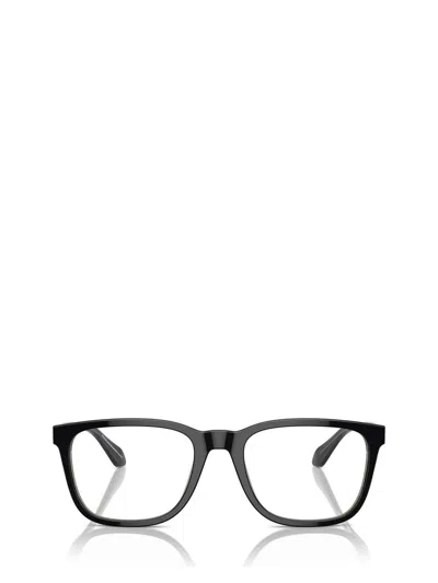 Giorgio Armani Eyeglasses In Top Black / Transparent Green