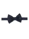 Giorgio Armani Silk Bow Tie In Blue