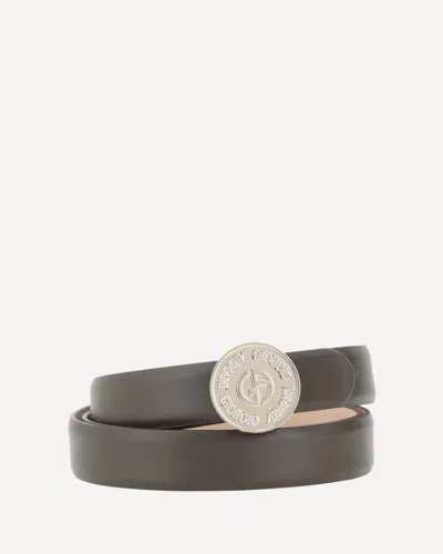 Giorgio Armani Fashion Belt In Brown