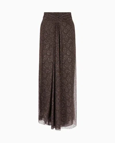 Giorgio Armani Fashion Trousers In Brown