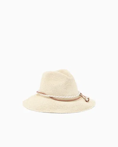Giorgio Armani Fedora Hats In White