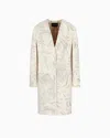 Giorgio Armani Fil Coupé Tussah Silk Overcoat